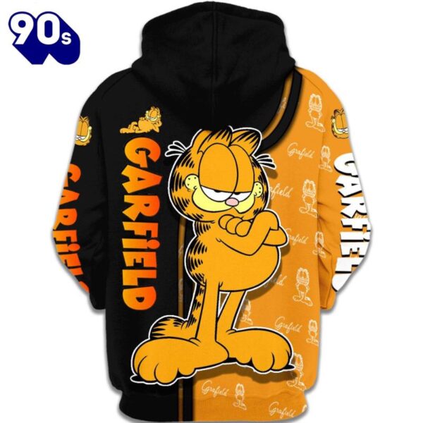 Garfield Character Hoodie And Leggings Set