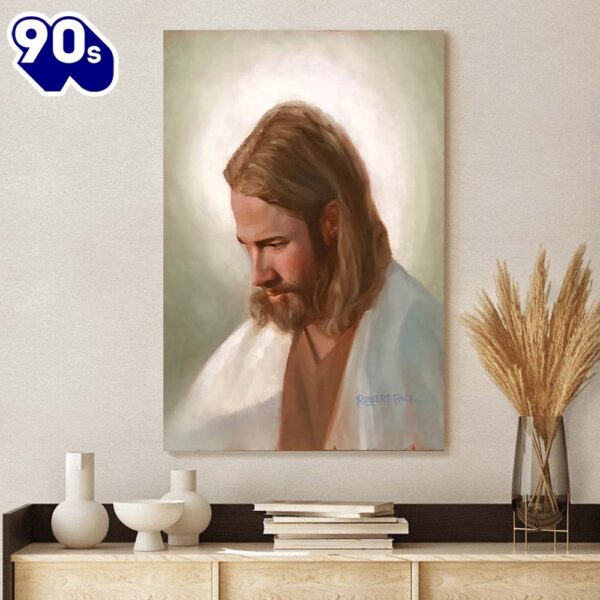 Gentle Savior Canvas Picture Jesus Christ Canvas Art Christian Wall Canvas