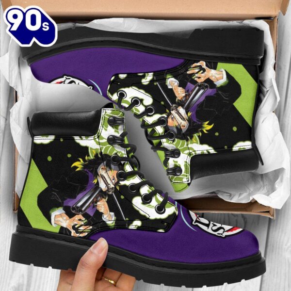 Genya Leather Boots Shoes Demon Slayer Anime Custom