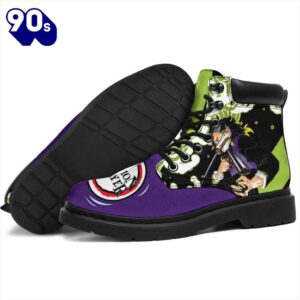 Genya Leather Boots Shoes Demon Slayer Anime Custom