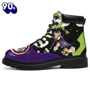 Genya Leather Boots Shoes Demon Slayer Anime Custom