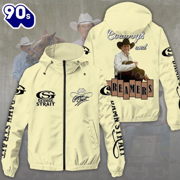 George Strait 3D Windbreaker Jacket For Man And Women