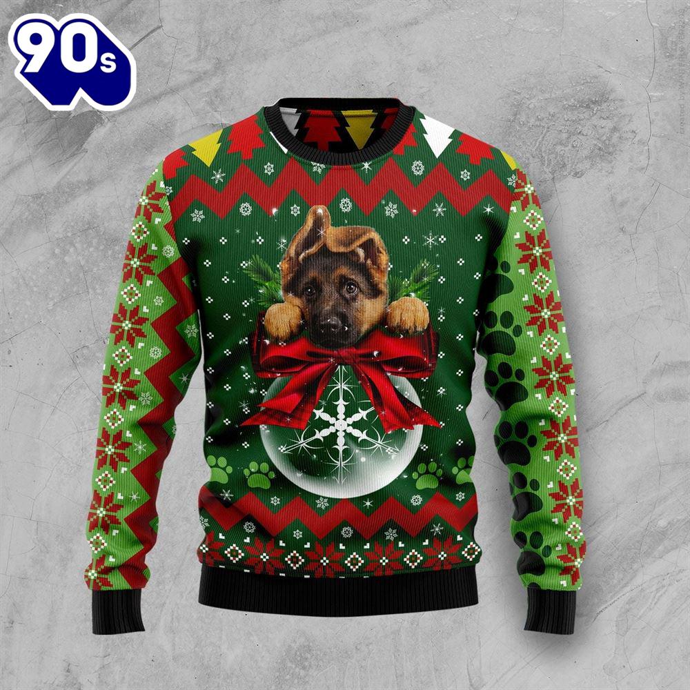 German Shepherd Christmas Pattern Ugly Christmas Sweater German Shepherd Christmas Pattern Ugly Christmas Sweater