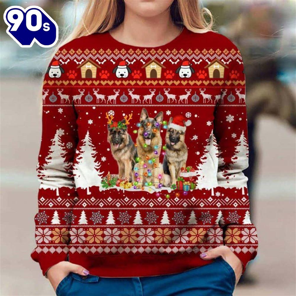 German Shepherd Ugly Premium Sweater German Shepherd Ugly Premium Sweater