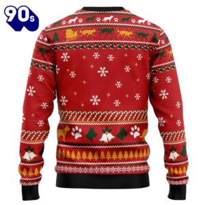 German Shepherd Waiting For Christmas Ugly Christmas Sweater