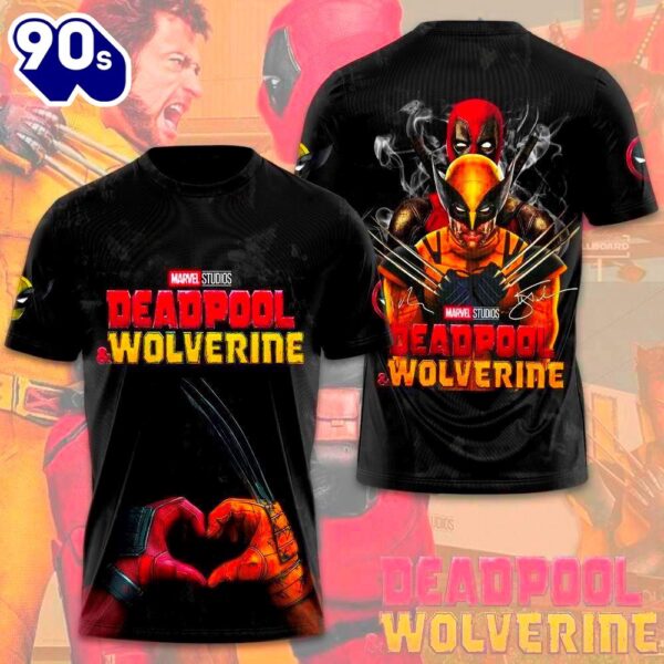 Get In Loser We’re Saving The MCU Deadpool 3 & Wolverrine 3D Shirt  For Fans