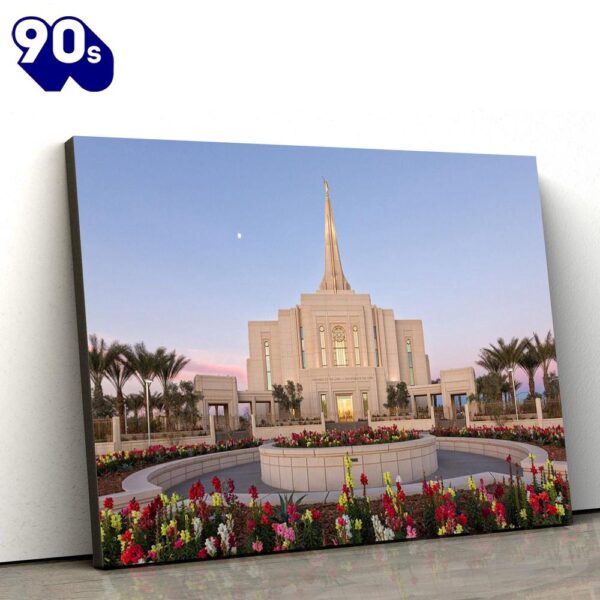 Gilbert Temple Flower Moon Canvas Wall Art Jesus Christ Picture Canvas