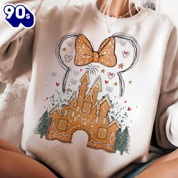 Gingerbread House,  Magical Castle, Mickey, Christmas Holiday shirt