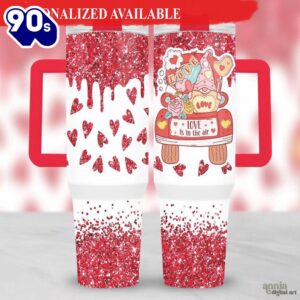 Gnome Valentines Day 40oz Tumbler…