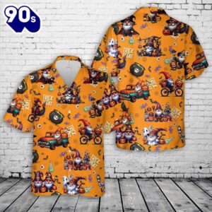 Gnomes Halloween Hawaiian Shirt