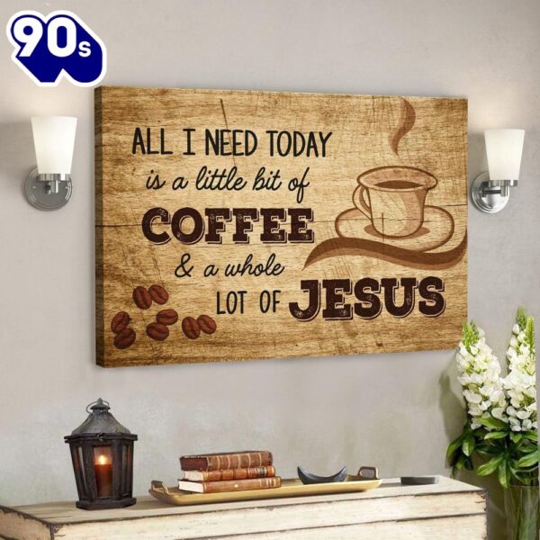 God Canvas Prints Jesus Canvas Art Jesus And Coffee Canvas Wall Art