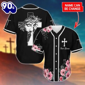 God Flower Faith Cross Custom…