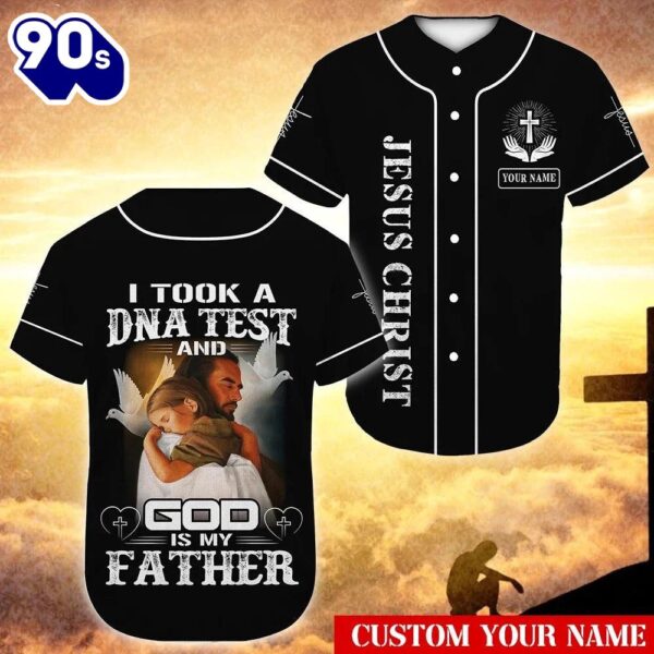 God Hug, Dove Baseball Jersey – God Is My Father Custom Baseball Jersey Shirt For Men Women  Gift Christmas