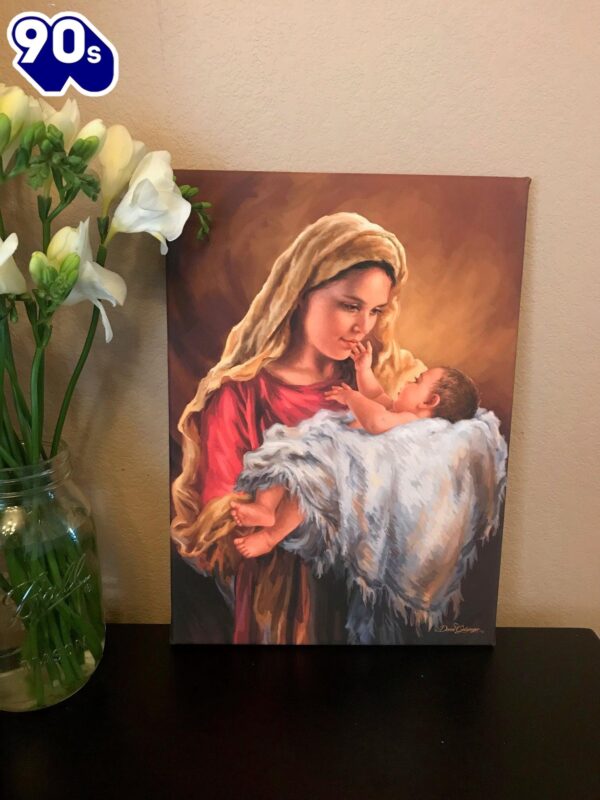 God’s Loving Touch Canvas Wall Art  Poster Gift Christmas