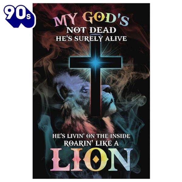God’s Not Dead He Surely Alive Canvas Wall Art Prints   Poster Gift Christmas