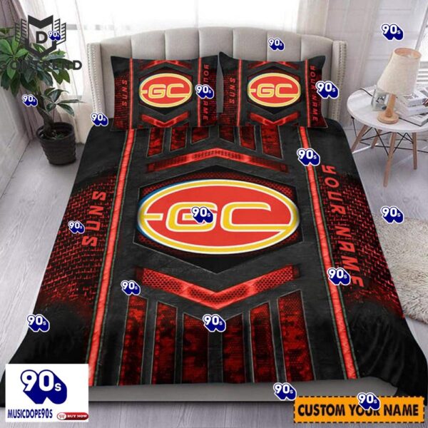 Gold Coast Football Club Bedding Set For Fan New Arrivals 2024