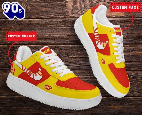 Gold Coast Suns AFL Personalized Air Force 1 Shoes