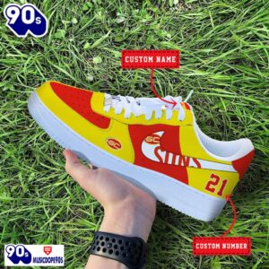 Gold Coast Suns AFL Personalized Air Force 1 Shoes