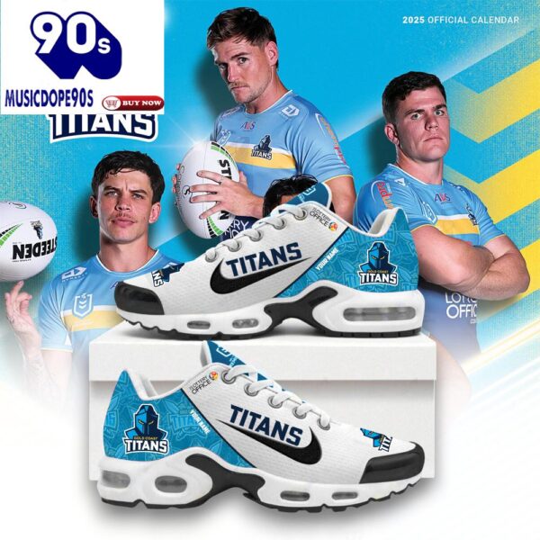 Gold Coast Titans Personalized Name Air Max Plus Shoes For Fans