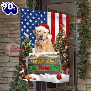 Golden Retriever Flag I Knocked…