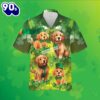 Golden Retriever Shamrock St Patricks Green Human Made Aloha Shirt 2025