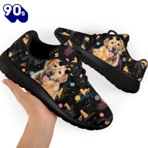 Golden Retriever Sneakers Sporty Shoes Funny For Golden Dog Lover