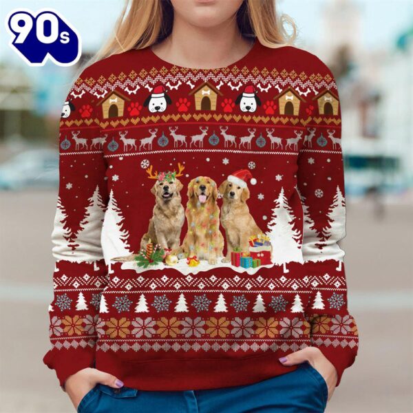 Golden Retriever Ugly Premium Sweater