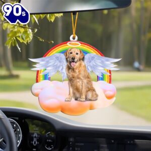 Golden Retriever With Angel Wings…