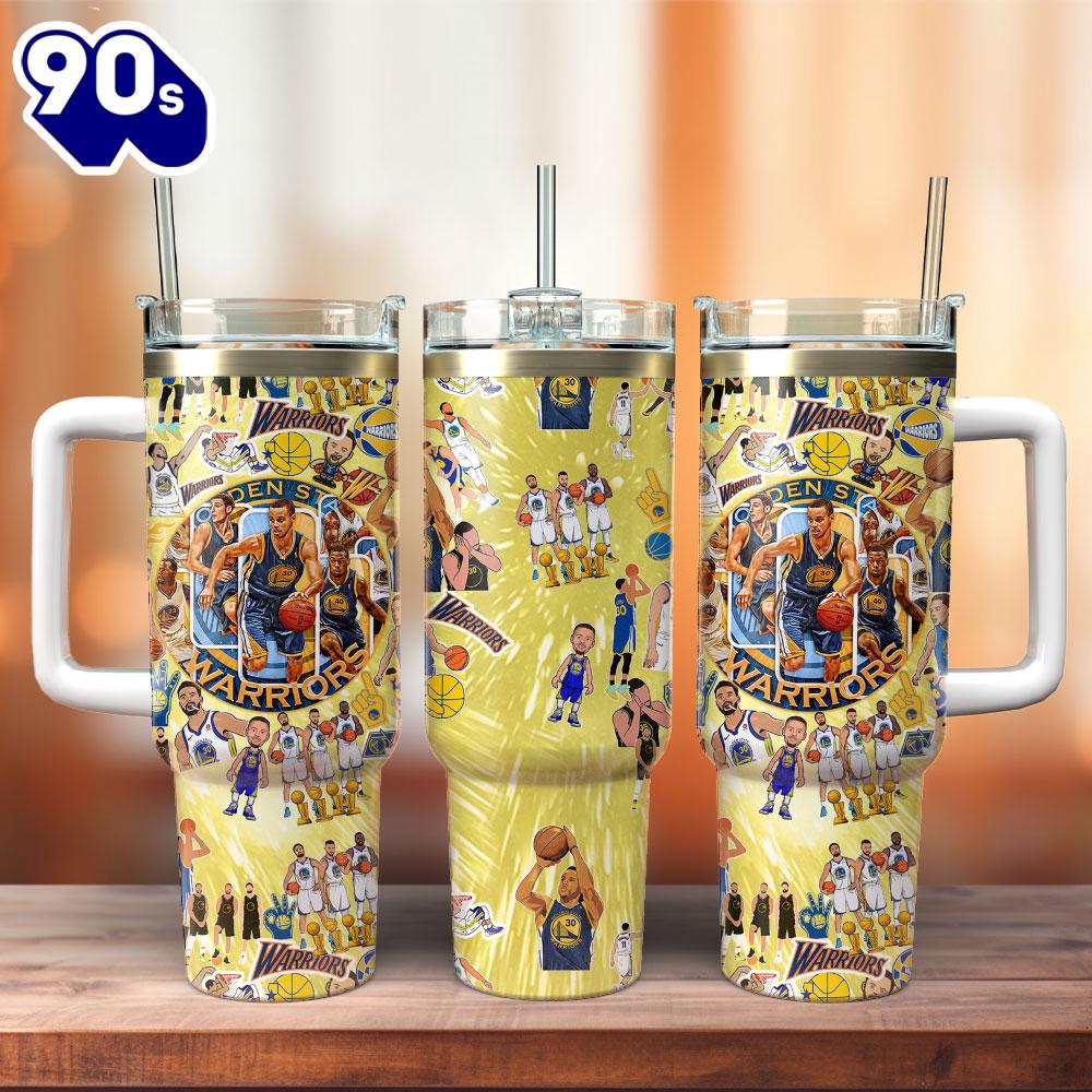 Golden State Warriors Basketball NBA Sport Custom Stanley Quencher 40oz Stainless Steel Tumbler Golden State Warriors Basketball NBA Sport Custom Stanley Quencher 40oz Stainless Steel Tumbler