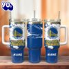 Golden State Warriors Basketball NBA Sport Custom Stanley Quencher 40oz Stainless Steel Tumbler With Handle