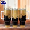 Golden State Warriors NBA Custom Stanley Quencher 40oz Stainless Steel Tumbler With Handle