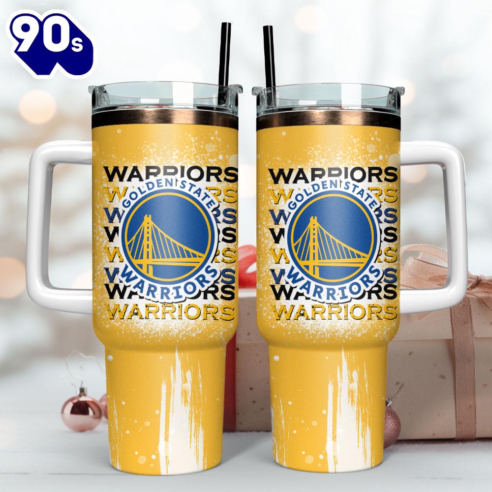 Golden State Warriors NBA Sport Custom Stanley Quencher 40oz Stainless Steel Tumbler Golden State Warriors NBA Sport Custom Stanley Quencher 40oz Stainless Steel Tumbler