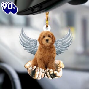 Goldendoodle Angel Dog Memorial Ornament,…