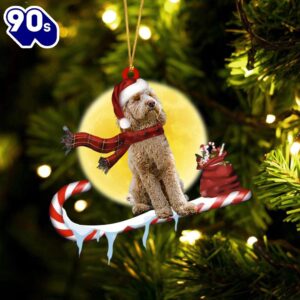 Goldendoodle On The Candy Cane…