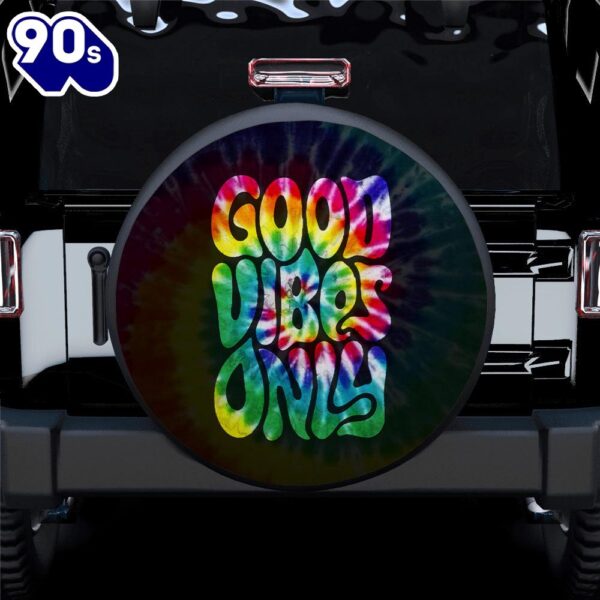 Hippie Tire Covers Good Vibes Only Car Spare Tire Cover Gift For Campers