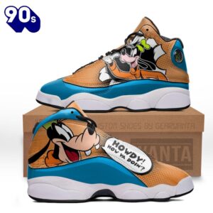 Goofy Air Jordan 13 Sneakers Custom Comic Style Shoes