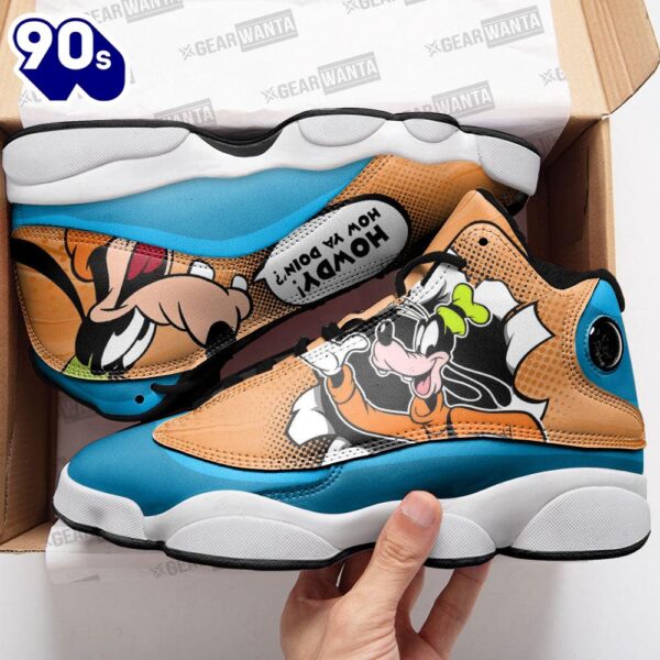 Goofy Air Jordan 13 Sneakers Custom Comic Style Shoes