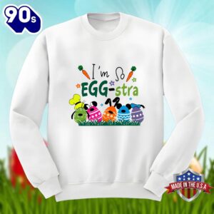 Goofy Mickey And Minnie Im So Eggstra Easter Day Shirt