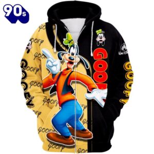 Goofy Pattern Design Hoodie and Leggings Set