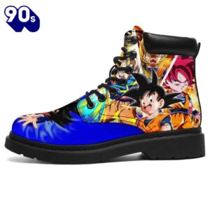 Goten Dragon Ball Leather Boots Shoes Anime Custom Idea