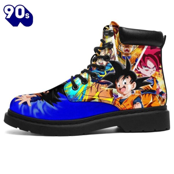 Goten Dragon Ball Leather Boots Shoes Anime Custom Idea