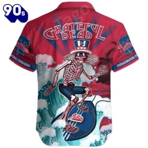 Grateful Dead Philadelphia Phillies Hawaiian…