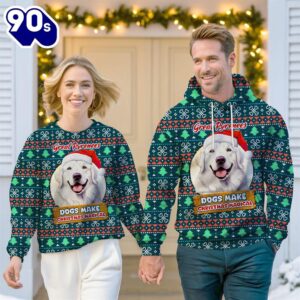 Great Pyrenees Dog Make Christmas…