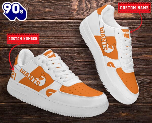 Greater Western Sydney Giants AFL Personalized Air Force 1 Shoes