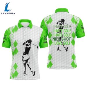 Green And White Mens Golf…