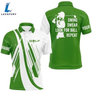 Green And White Mens Golf…