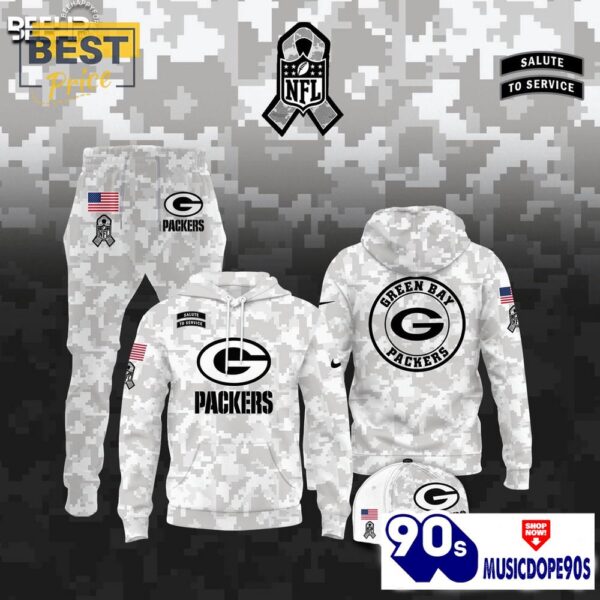 Green Bay Packers 2024 Salute to Service Hoodie, Jogger, Cap