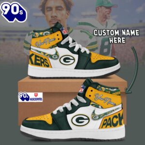 Green Bay Packers Air Jordan 1 Shoes