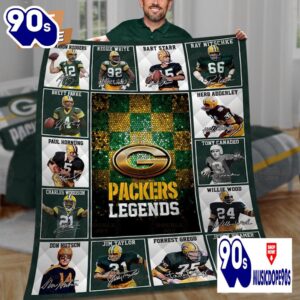 Green Bay Packers Legends 2024 Fleece Blanket