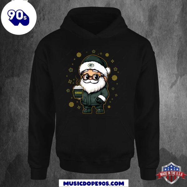 Green Bay Packers Santa Christmas Football Hoodie